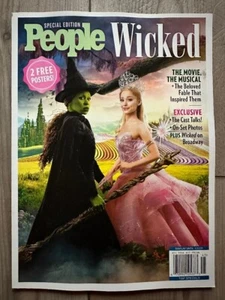 2024 WICKED The MOVIE The MUSICAL People Magazine SPECIAL EDITION Free 2 Posters - Picture 1 of 2