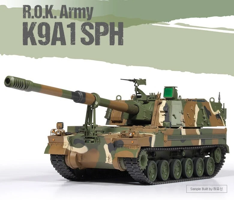 1/35 ACADEMY K9A1 SPH KOREA ROK ARMY TANK PLA MODEL MILITARY DIORAMA 13561 - Image 1 of 4
