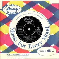 Dinah Washington - September In The Rain  (7" Single 1961) EX