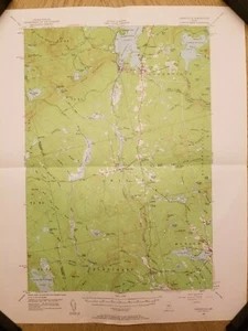 USDOI 1963 USGS PUC Greenville Quadrangle Maine Topographic Map N4515 1:62K 1951 - Picture 1 of 8