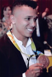 Luis Javier Mosquera - COL - Olympia 2020 - Gewichtheben- SILBER - Foto sig (1) - Picture 1 of 1