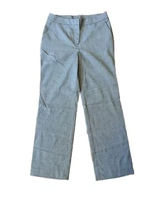 St. John Wide Leg Pants Trousers Houndstooth Business Dress High Waist Size 4 - Picture 1 of 4