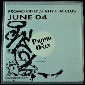 PROMO ONLY "RHYTHM CLUB JUNE 2004" DJ PROMO CD COMPILATION 12 TRKS DJ JEAN *NEW* - Picture 1 of 3