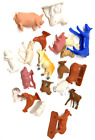 Farm Plastic and Rubber Animals Toys Collectible Vintage Lot of 20