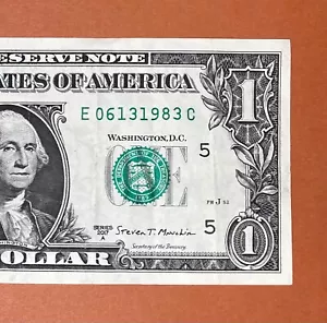 June 13, 1983 (E 06131983 C) Birthday Note $1 One Dollar Bill - Picture 1 of 3