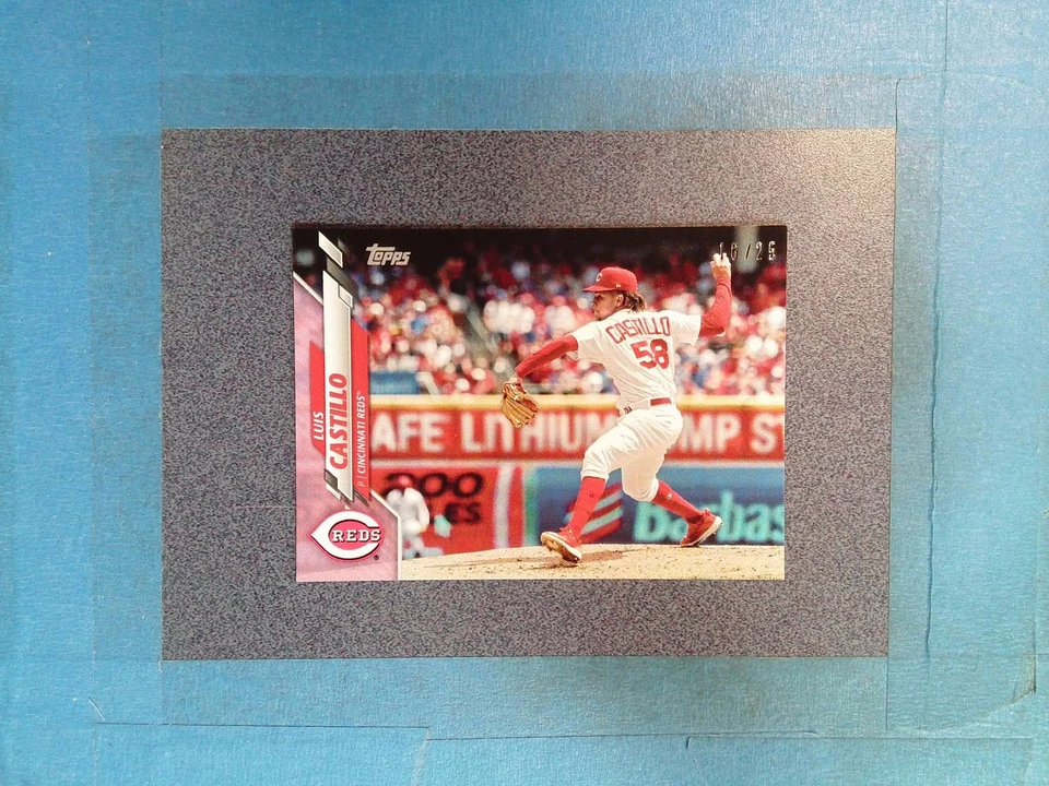 FB85) 2020 Topps Mini LUIS CASTILLO 16/25 Cincinnati Reds - Image 1 of 2