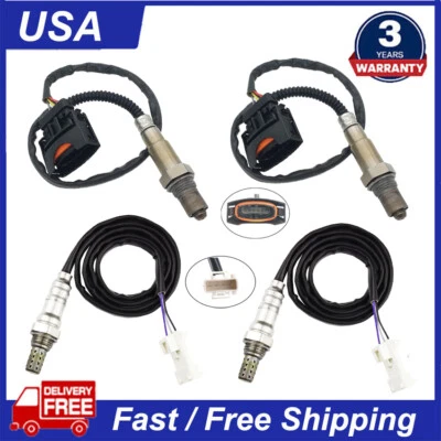 Sensor de oxígeno O2 arriba+abajo 4 piezas para Saturn 2000 LW2 LS2 y 2001-2005 L300 3,0 L V6 Foto 1 de 4