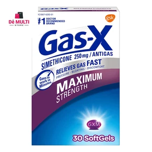 Maximum Strength Gas Relief Softgels with Simethicone 250 Mg - 30 Count - Picture 1 of 12