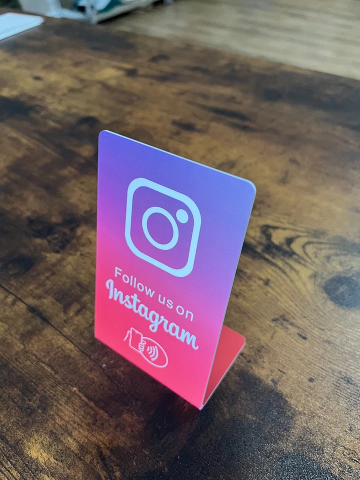 Instagram NFC Display Stands for Retail Stores and Events - Image 1 of 1