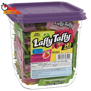 Laffy Taffy Candy, Assorted Fruit Flavored Taffy Candy, Sour Apple, Cherry, Stra - Picture 1 of 12