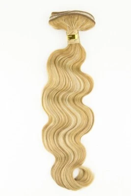 Máquina Bohyme Gold Ocean Breeze - Trama amarrada cabelo humano 14" cor D14/BL22 - Imagem 1 de 2