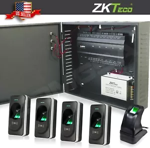 ZKTeco inbio 460 Access Control kit 4 Door + biometric readers zk, TCPIP RS485. - Picture 1 of 9