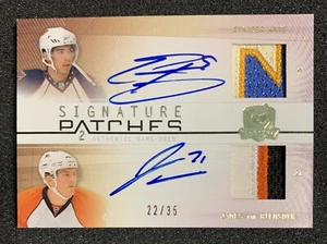 The Cup Evander Kane James Van Riemsdyk 2009 radiocontrol novato parche doble automático/35 - Imagen 1 de 2