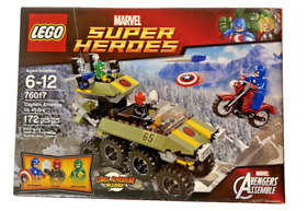 LEGO Marvel Super Heroes Captain America vs. Hydra 76017 RED SKULL new sealed 