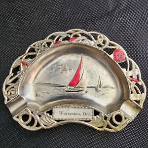 Posacenere vassoio souvenir vintage Warrenton made in Japan - Foto 1 di 5