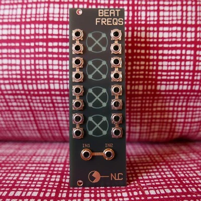 NLC Nonlinear Circuits Beat Freqs Gate Sequencer Module Eurorack Black/White - Image 1 of 2