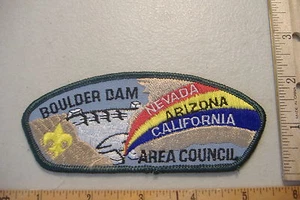 ~BOULDER DAM AREA COUNCIL~NEVADA   ARIZONA   CALIFORNIA~FABRIC BOY SCOUT PATCH~ - Picture 1 of 2