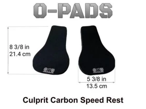 Culprit Carbon Speed Rest CSR Armrest Pads & Official Velcro® Aerobars Tri TT - Picture 1 of 9