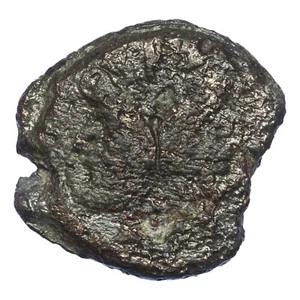 République romaine As tête de Janus proue de galère 211-206 BC bronze CRR.143 - Imagen 1 de 2