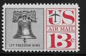 Scott#: C62 - Liberty Bell Single Stamp MNH OG F/VF -- Free Shipping -- - Picture 1 of 1