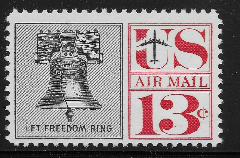 Scott#: C62 - Liberty Bell Single Stamp MNH OG F/VF -- Free Shipping -- - Image 1 of 1