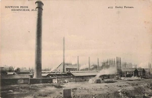 Echt Foto AL Birmingham Alabama - Ensley Stahlwerk Ofen - TCI&R.R. Co-c1907C8 - Bild 1 von 2