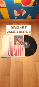 Disque Maxi 45 Tours Vinyle 12'' James Brown Gravity Extended 1986 Funk Soul - Imagen 1 de 5