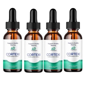 Paquete de 4 - Gotas Cortexi - Para la salud del oído, apoyo auditivo, tímpano saludable ~ - Imagen 1 de 10