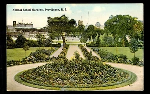 Normal School Gardens, Providence, R. I. Post Card - 1 - Picture 1 of 2