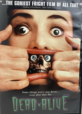 Dead Alive DVD 1998 Unrated Version RARE OOP A Peter Jackson Film Zombie Horror - Image 1 of 4