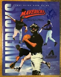 High Desert Mavericks 1997 Scorecard signed by Travis Lee & Jerry Colangelo - Picture 1 of 3