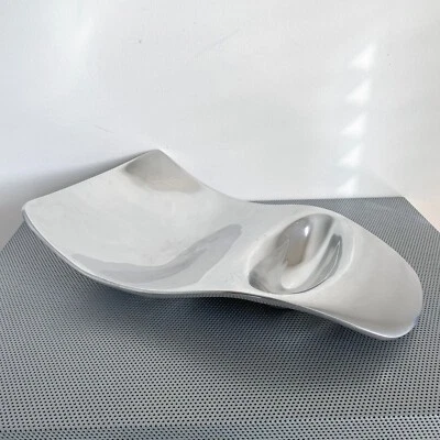 Сервировочное блюдо Nambe Neil Cohen Chip & Dip Lounge 15 дюймов - Изображение 1 из 4