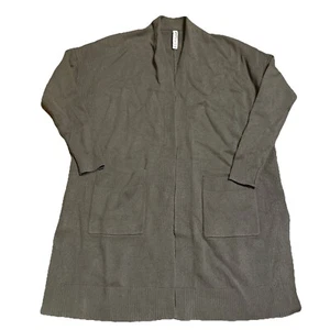 Athleta Sweater Cardigan Womens Taupe Brown Mocha Wool Cashmere Spirit Wrap XXS - Picture 1 of 10