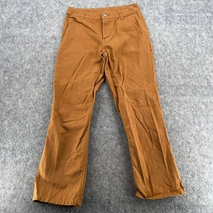 Carhartt Pants Brown Carpenter Duck Canvas Youth Boys 12 - Picture 1 of 11