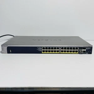 Netgear Prosafe GSM7224P 24-port Gigabit L2 + PoE + Managed Switch Free Postage - Picture 1 of 17