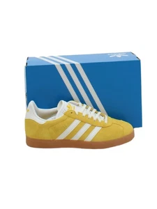 Adidas Women's Trainers UK 4 Yellow Leather with Other Sneaker New with tags - Picture 1 of 8