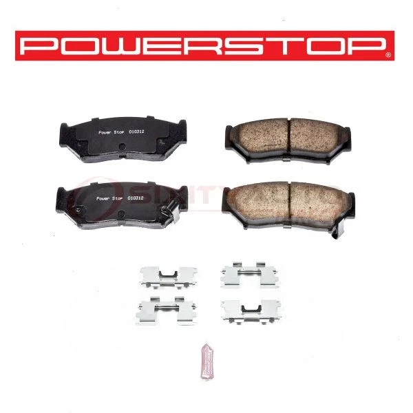 PowerStop Front Disc Brake Pad & Hardware Kit for 1996-1997 Geo Tracker 1.6L wi - Image 1 of 4