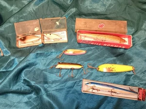 Konvolut 7 Vintage Angelköder, Rapala, Bill Lewis, Bill Norman, Luhr Jensen. - Bild 1 von 20