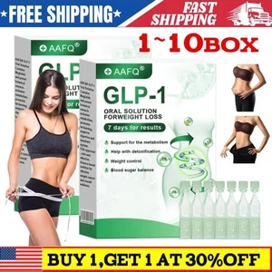1~10X AAFQ GLP-1 Weight Loss Solution, GLP-1 Supplement Drops for Women and Men+ - Picture 1 of 17