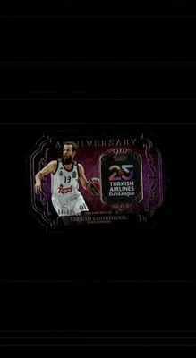 2024-25 Panini Crown Royale EuroLeague Sergio Rodriguez #8 25th Anniversary #/99 - Image 1 of 2
