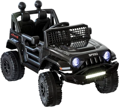 Ride-On Electric Car for Kids, Jeep-Inspired Design with 12V Rechargeable Batter - image 1 of 4
