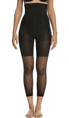 Pantimedias Spanx High-Faultin' Footless cintura alta 160 talla G-negras Foto 1 de 4