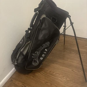 Callaway Golf Stand Bag StS 7 Pockets Divider Carry Harness Handle Black/Grey - Picture 1 of 12