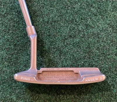 PING ANSER 2 STEEL PUTTER - ORIGINAL SHAFT - NEW PING GRIP - VERY GOOD - Image 1 of 4