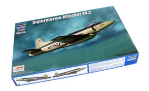TRUMPETER Aircraft Model 1/48 Supermarine Attacker FB.2 Scale Hobby 02867 P2867 - Picture 1 of 1