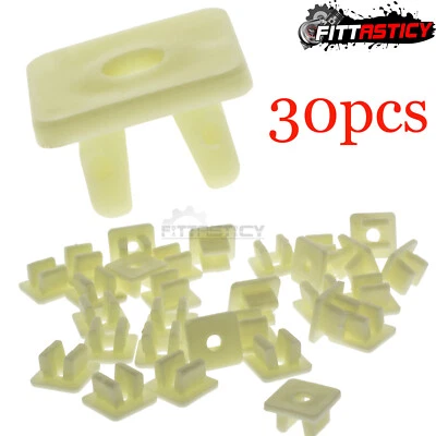 30X Nylon Nut #10 Screw Grommet Clip Fits For Nissan For Toyota For Honda Mazda - Image 1 of 4
