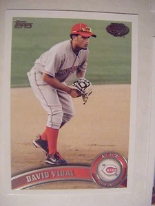 DAVID VIDAL 2011 Topps Pro Debut baseball card 280 REDS MIAMI-DADE RC QTY ROOKIE - Picture 1 of 1
