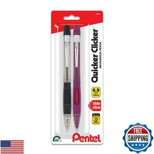 Pentel Quicker Clicker Automatic Pencil, 0.9mm, Assorted Barrel Colors, Color - Picture 1 of 3