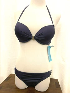 Set Bikini Swimsuit Women 2 Piece Bathing Set Pad Swimwear S NWT Ship Fast USA - Picture 1 of 10
