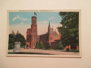 Washington DC Postcard Smithsonian Institution District of Columbia - Picture 1 of 2